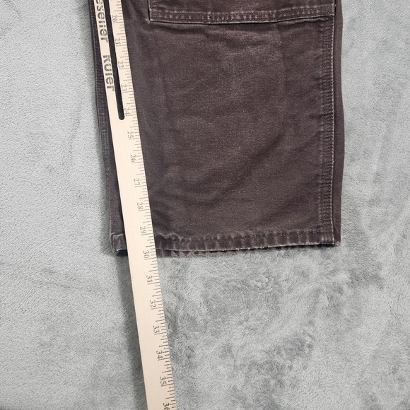Vintage Carhartt Pants Mens 38x30 Brown B136 Double Knee Loose Fit Carpenter - Picture 12 of 14